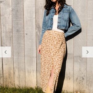 Able Jianna Floral Wrap Maxi Skirt